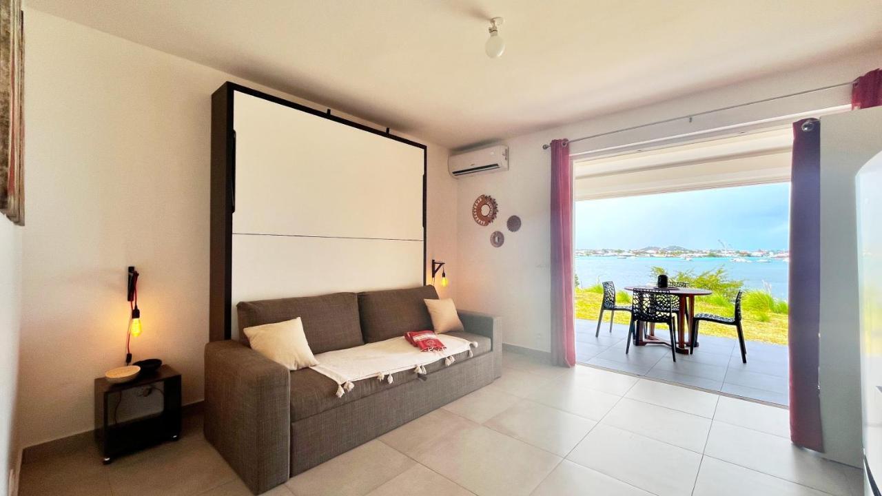 Le Sea-Breeze - Beau Studio Piscine Vue Lagon 马里戈特 外观 照片